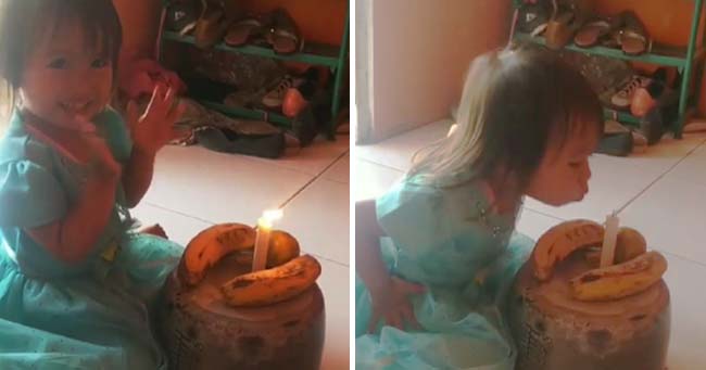 Xύc động chiếc bánh sinh nhật của cô bé 3 tuổi: Hạnh phúc là khi hài lòng với những gì mình có